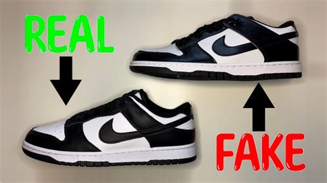 how to spot fake nike panda dunks|are nike dunk low pandas real.